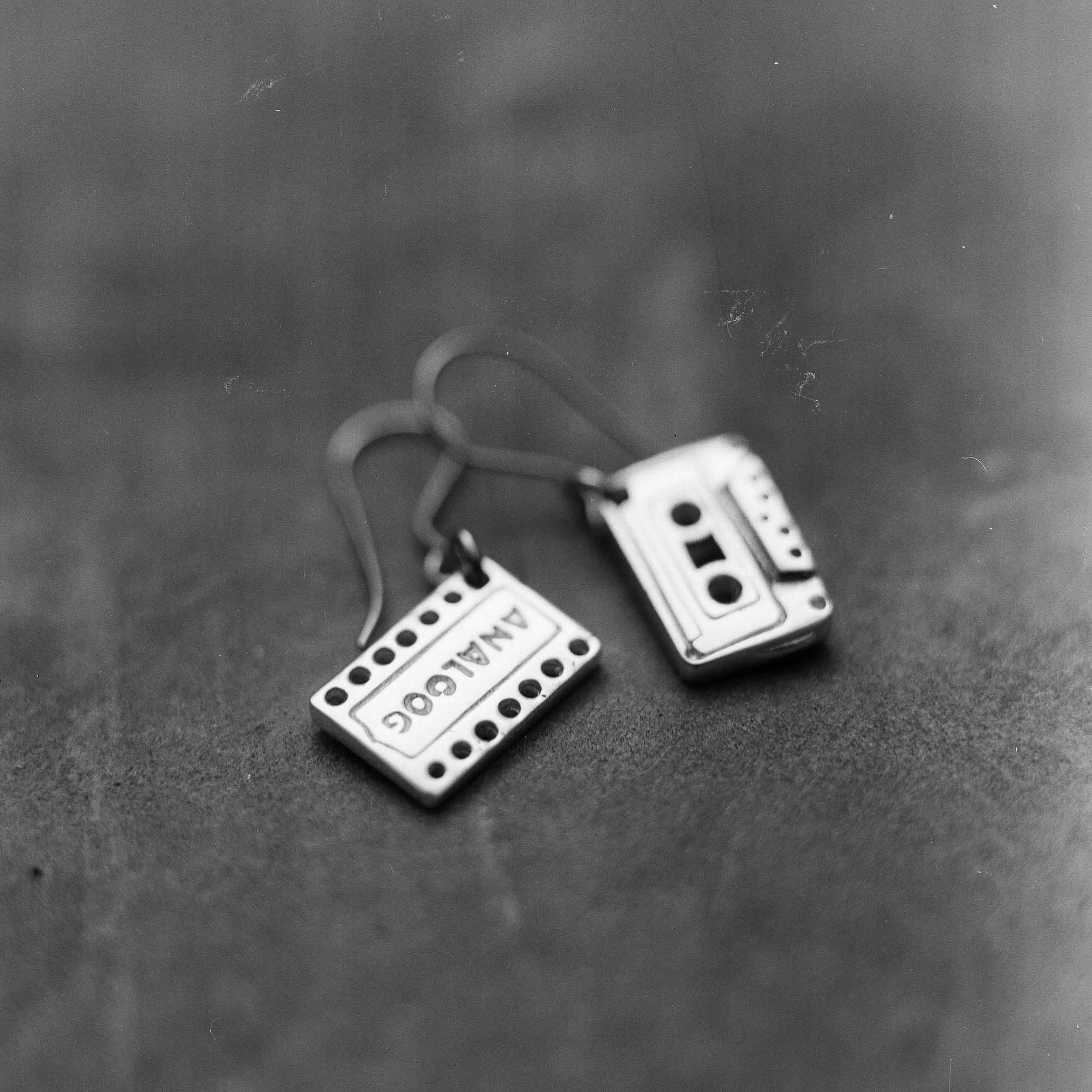 cassette & film earring
