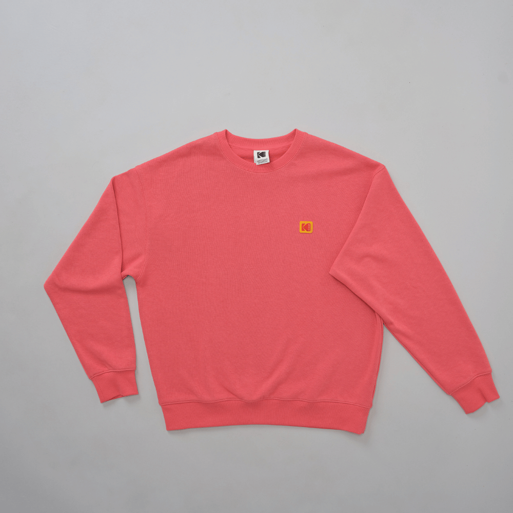 scenery graphic man to man pink front