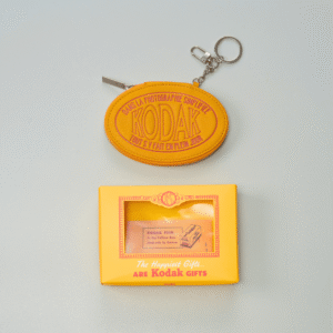 film pack mirror keyyring pouch yellow