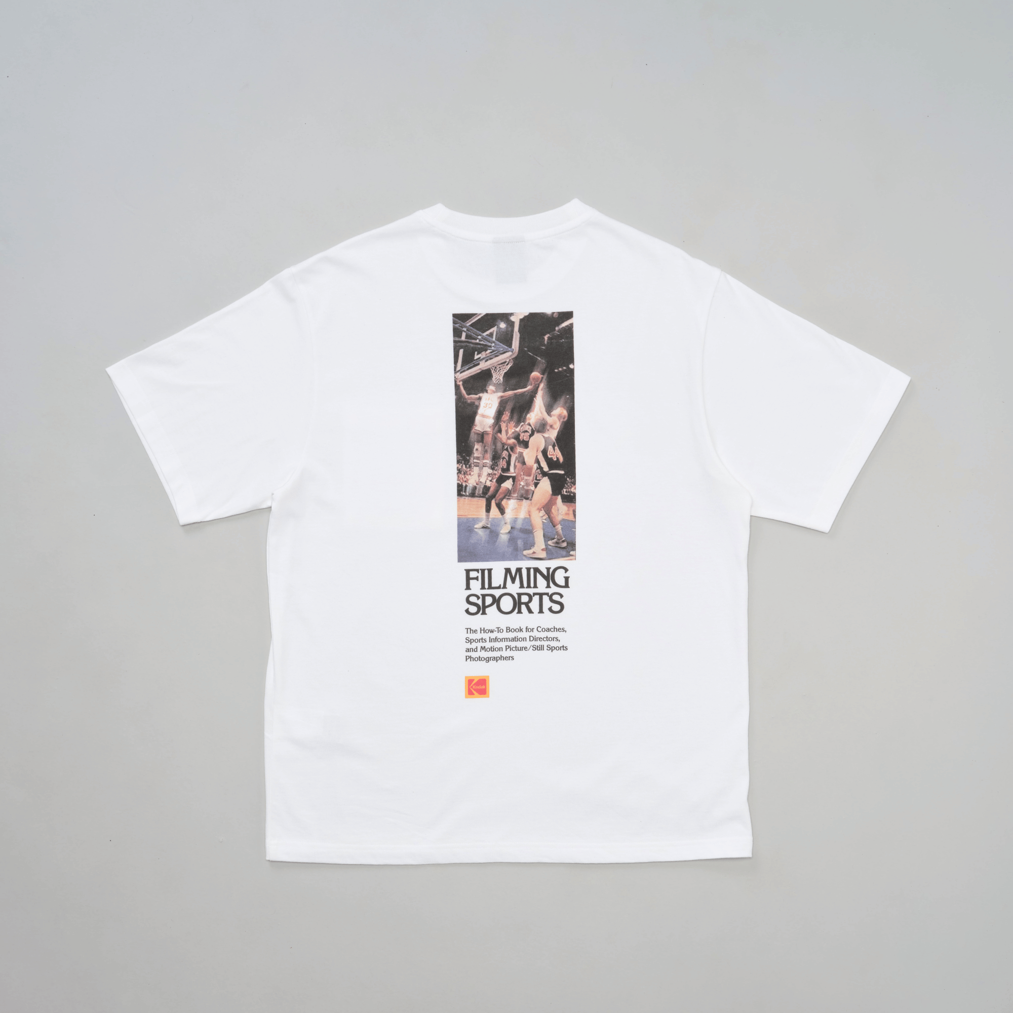 flash graphic short sleeve white back